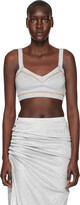 Thumbnail for your product : Rabanne Silver Metallic Tank Top