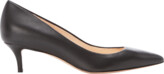 Thumbnail for your product : Marion Parke Must Have Leather Kitten-Heel Pumps