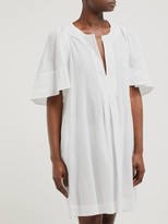 Thumbnail for your product : Three Graces London Prudence Cotton-cheesecloth Dress - White