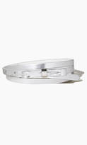 Thumbnail for your product : Express Center Bow Metallic Skinny Belt