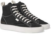Thumbnail for your product : Common Projects Tournament Nubuck High-Top Sneakers - Men - Black