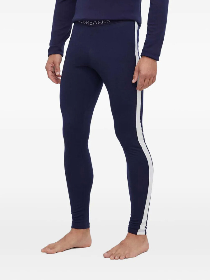 Icebreaker 200 Oasis side-stripe leggings