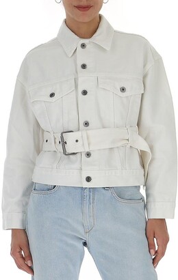 Belted Denim Jacket | Shop The Largest Collection | ShopStyle