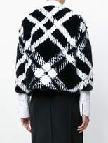 Thumbnail for your product : Thom Browne Tartan Fur Jacket