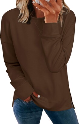 IMCTAH Womens Lounge Sets 2 Piece Outfits Long Sleeve V Neck Pullover Sweatshirt Catherine Sweatpants Casual Tracksuit - Jumpers & Hoodies - View #5