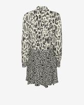 Thumbnail for your product : Derek Lam 10 Crosby Exclusive Plisse Animal Print Shirtdress