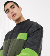 Thumbnail for your product : Collusion padded nylon sweatshirt