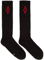 Thumbnail for your product : Marcelo Burlon County of Milan Black Long Cruz Socks