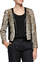 Thumbnail for your product : Milly Sidney Cheetah-Print Jacket