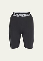 Thumbnail for your product : Balenciaga Logo Detail Cycling Shorts