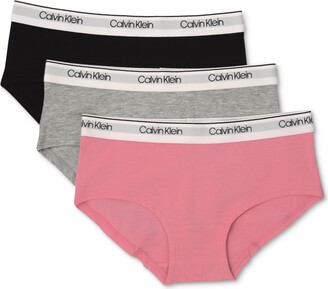 Calvin Klein 3-Pk. Hipster Underwear, Little & Big Girls - ShopStyle