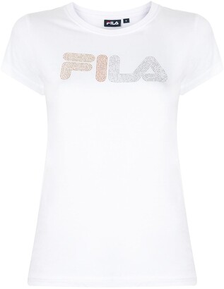 Fila embellished logo print T-shirt