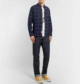 Thumbnail for your product : Rag & Bone Fit 2 Tomlin Slim-fit Button-down Collar Checked Cotton Oxford Shirt - Navy