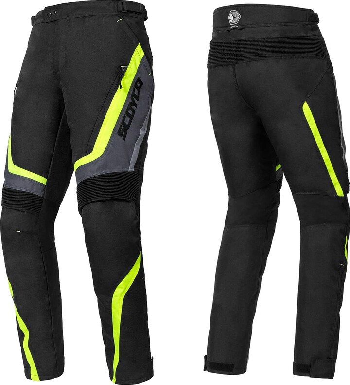 Scoyco Winter Motorcycle Pants for Men Keep Warm Motocross Motorbike Pant Waterproof Riding