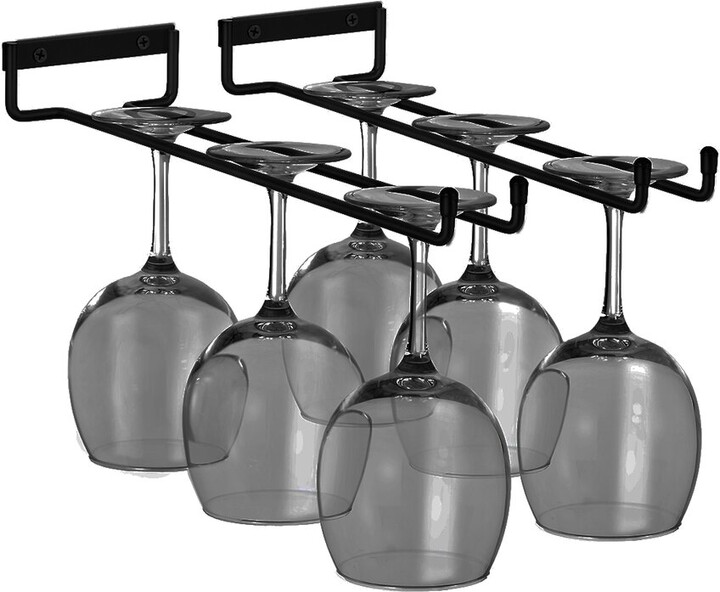 Sorbus Pack Of 2 Wine Glass Racks