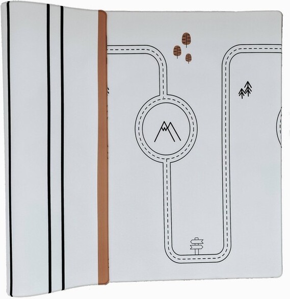 LITTLE Bot LITTLEBotBabyPlayMat-CountryRoadNordic+Stripe