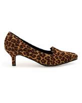 Thumbnail for your product : Jd Williams Flexi Sole Kitten Heel Shoes EEE Fit
