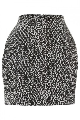 Diane von Furstenberg Clyde Mini Cotton Blend Printed Skirt