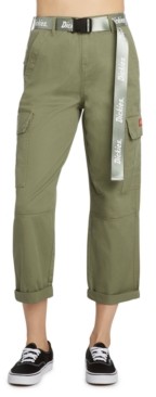 women's plus size olive green cargo pants