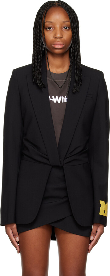 dsm off white blazer