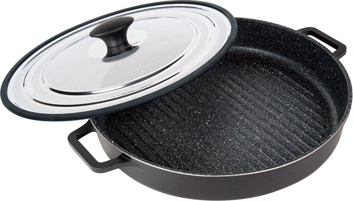 Master Pan MasterPan Nonstick Stovetop Oven Grill Pan With Lid