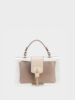 dkny elissa flap clear shoulder bag