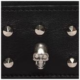Thumbnail for your product : Alexander McQueen Studded Skull Card Holder