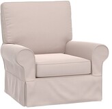 Thumbnail for your product : Pottery Barn Kids Comfort Slipcovered Swivel Glider & Ottoman