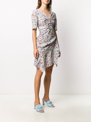 Isabel Marant Floral-Print Ruched Dress
