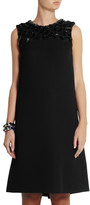 Thumbnail for your product : Marni Embellished crepe shift dress