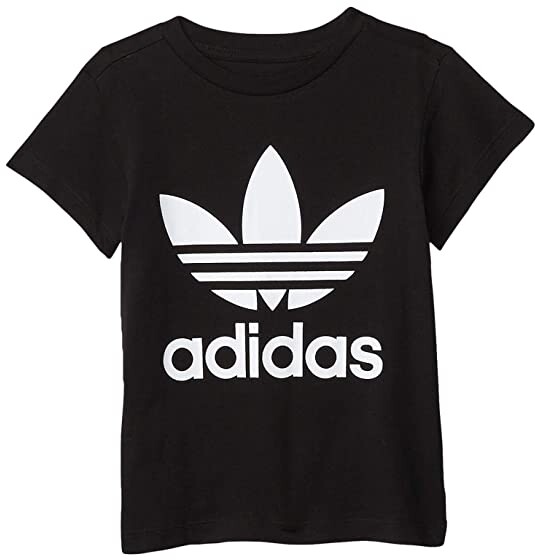 girls black adidas top
