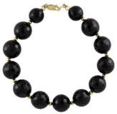 Thumbnail for your product : Effy Onyx and 14K Yellow Gold Tennis Bracelet