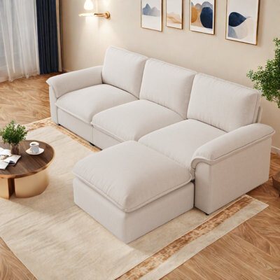 Latitude Run Comfortable Sectionals With Chenille Modern Design For Home
