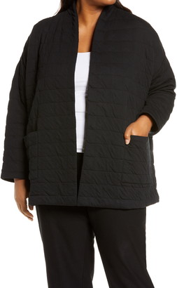 eileen fisher quilted jacket