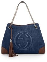 Thumbnail for your product : Gucci Soho Denim Shoulder Bag