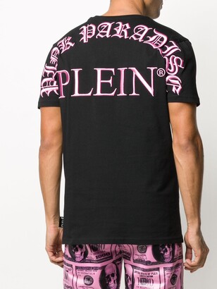 Philipp Plein Pink Paradise crew neck T-shirt - ShopStyle