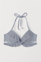 Thumbnail for your product : H&M Flounced push-up bikini top