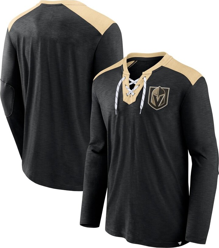 FANATICS Women's Fanatics Branded Black/Gold Pittsburgh Penguins Long and  Short Sleeve Two-Pack T-Shirt Set