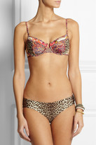 Thumbnail for your product : Zimmermann Instinct printed underwired bikini