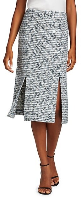 Tweed Midi Skirt | Shop the world's largest collection of fashion 
