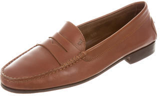 Tod's Leather Semi-Pointed Toe Loafers