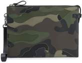 Thumbnail for your product : Valentino Garavani camouflage clutch