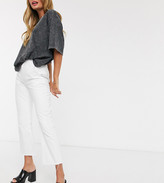 Thumbnail for your product : Reclaimed Vintage inspired The '85 cropped flare jean in white