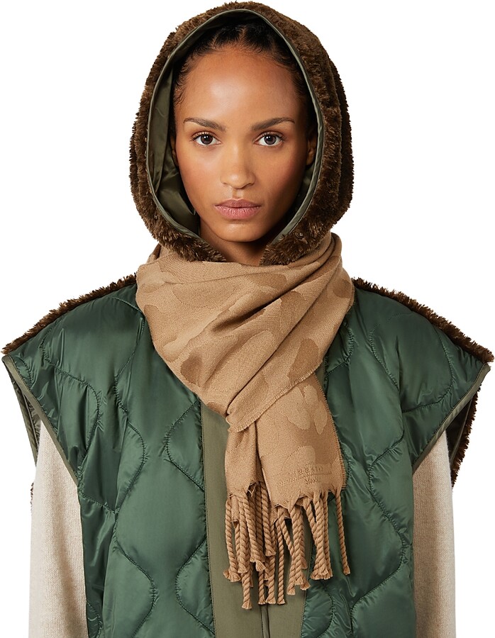 Weekend Max Mara Wkapaggio Fringed Wool Scarf