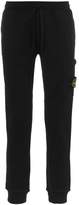 Thumbnail for your product : Stone Island logo patch cotton sweat pants