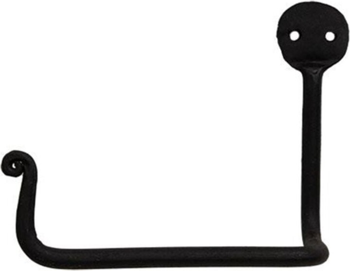 Black Wrought Iron Toilet Paper Holder 6" W X 5" H X 3" D ShopStyle Bath Accessories