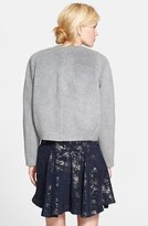 Thumbnail for your product : Rebecca Taylor 'Melton' Wool Blend Short Coat