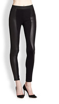 Thumbnail for your product : BCBGMAXAZRIA Shelby Faux Leather Combo Pants