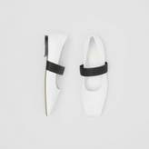 Thumbnail for your product : Burberry Logo Detail Lambskin Flats