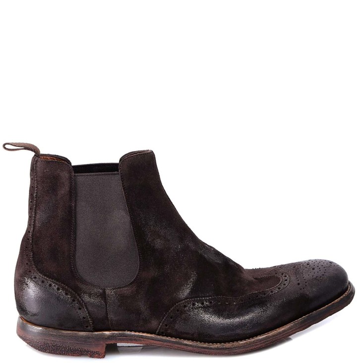 Church's Churchs Distressed Effect Chelsea Boots - ShopStyle